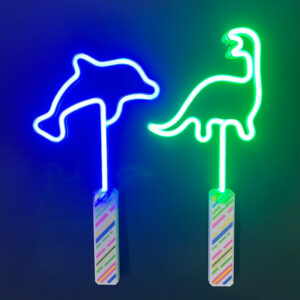 Neon Dinosaur & Dolphin **NEW HOT SELLER(Pack of 72 - Special Offer £2.50 incl. VAT each) AJP-117 C3