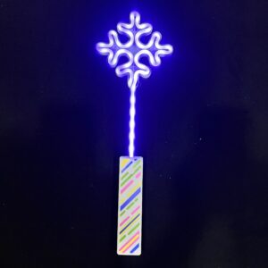 Neon Snowflake Wand - NEW HOT SELLING LINE Pack of 72 - £2.50 incl. VAT each) AJP 121 - C1
